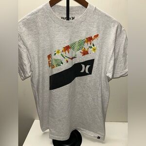 Hurley White Floral Graphic Men's Tee